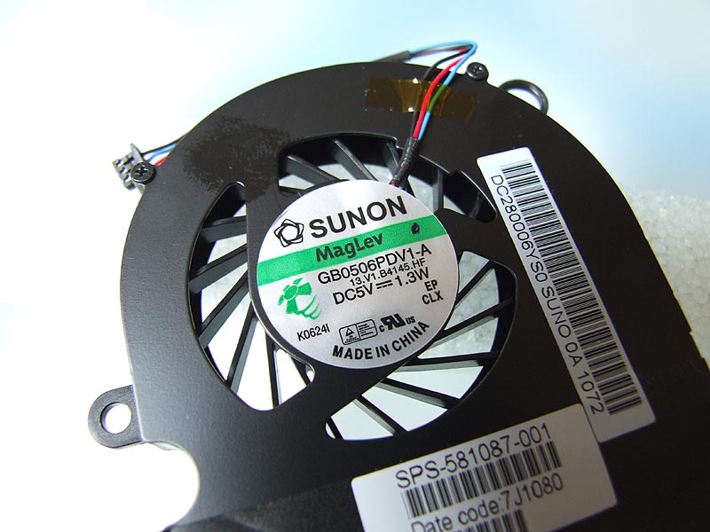 HP ProBook 5310m notebook ventilátor (CPU fan)