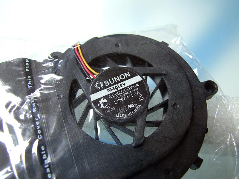 ACER TravelMate 6410 6460 6592 notebook ventilátor (CPU fan)