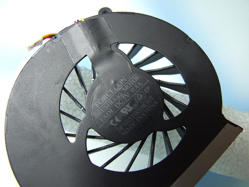 HP Compaq Presario CQ43 CQ57 CQ430 CQ431 CQ435 CQ436 G43 G53 G57 630 631 635 636 ventilátor (CPU fan)