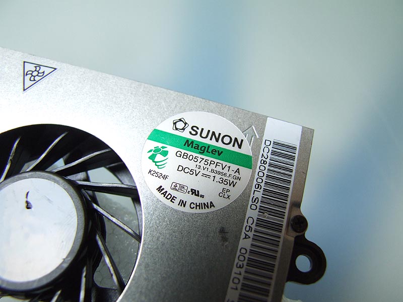 ACER eMachines E525 E625 E627 E725 notebook ventilátor (CPU fan)
