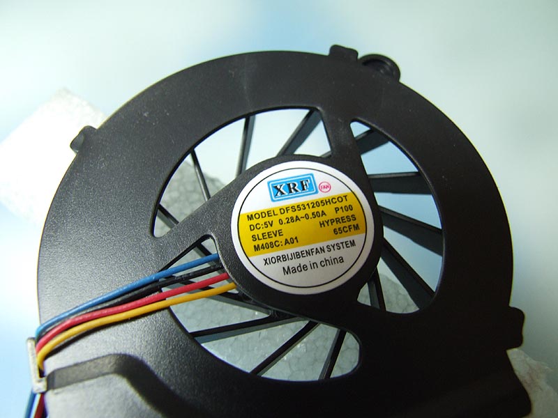 HP CQ42 CQ56 CQ62 G42 G56 G62 G4-1000 G6-1000 4-pin ventilátor (CPU fan)