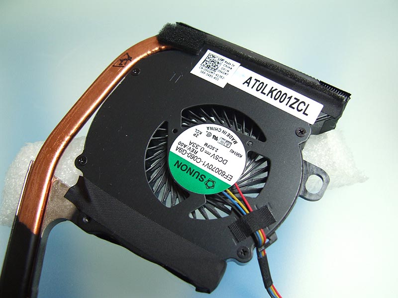DELL Latitude E6330 E6430s notebook ventilátor chladič (CPU fan, heatsink)