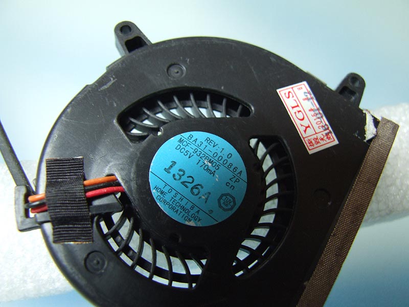 Samsung NP-X118 X120 X123 X130 X170 X180 X328 X418 X420 X430 X520 notebook ventilátor (CPU fan)