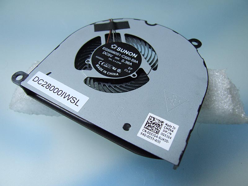 DELL Latitude 5480 5490 notebook ventilátor (CPU fan H-type)