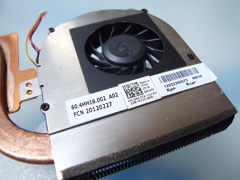DELL Inspiron 15R (N5010) notebook ventilátor chladič (CPU fan, heatsink)
