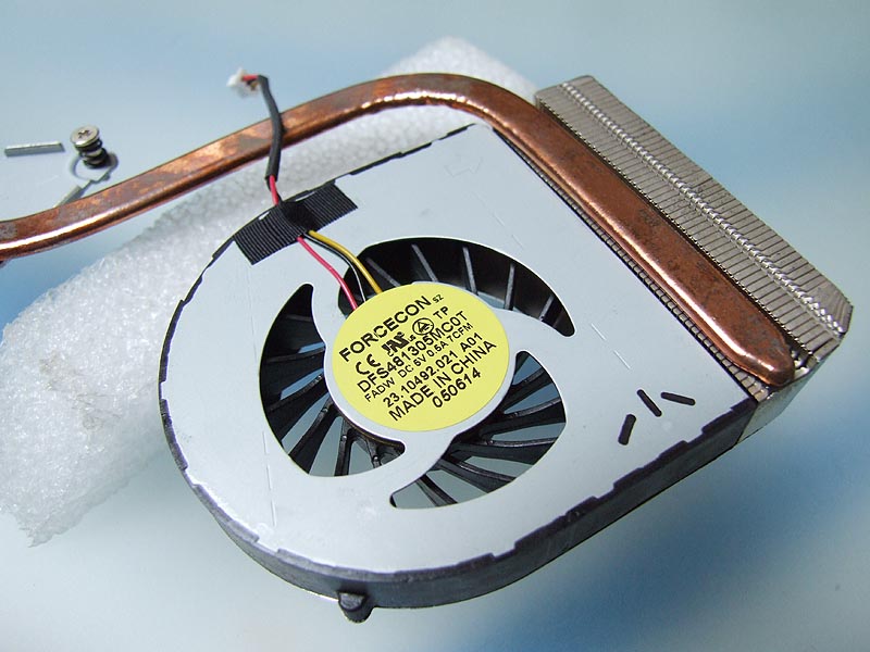DELL Inspiron 3520 notebook ventilátor chladič (CPU fan, heatsink)