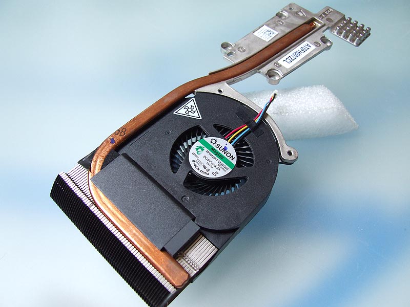 DELL Latitude E6520 notebook ventilátor chladič (CPU fan, heatsink)