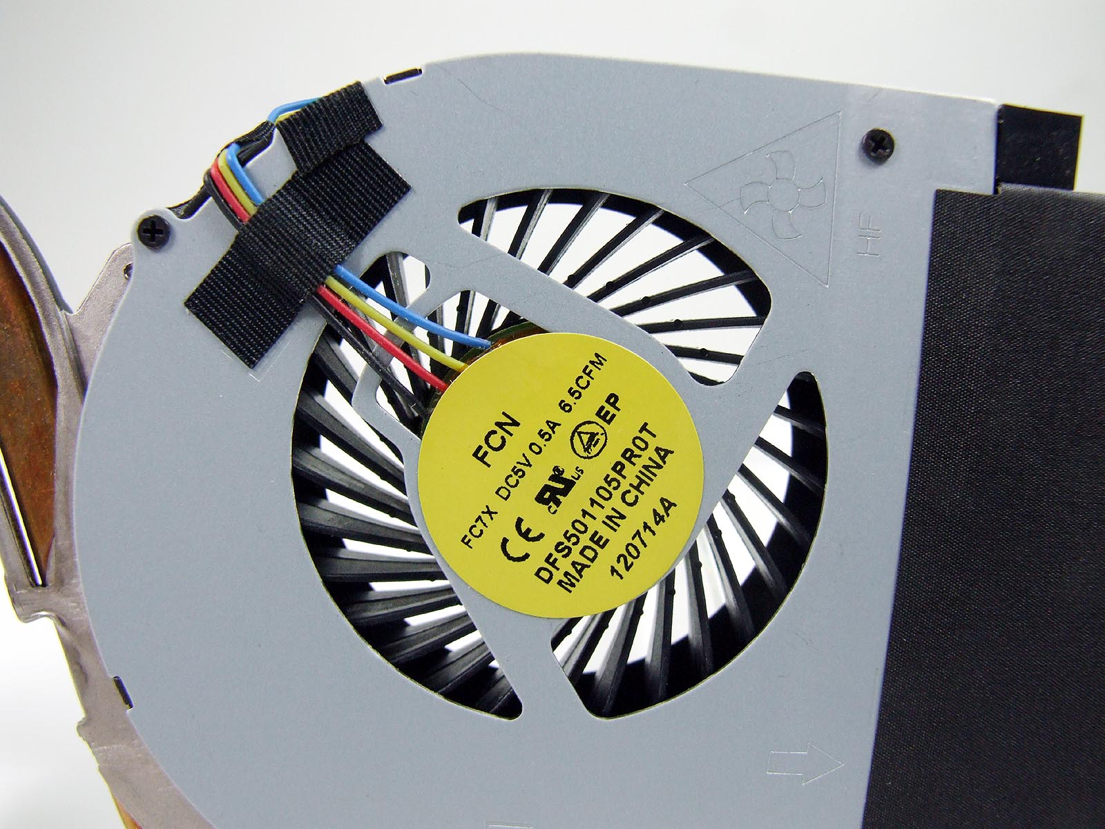 DELL Precision M2800 notebook ventilátor chladič (CPU fan, heatsink)
