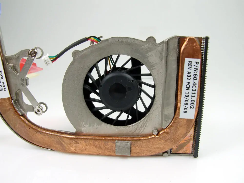 DELL XPS M1330 notebook ventilátor chladič (CPU fan, heatsink)