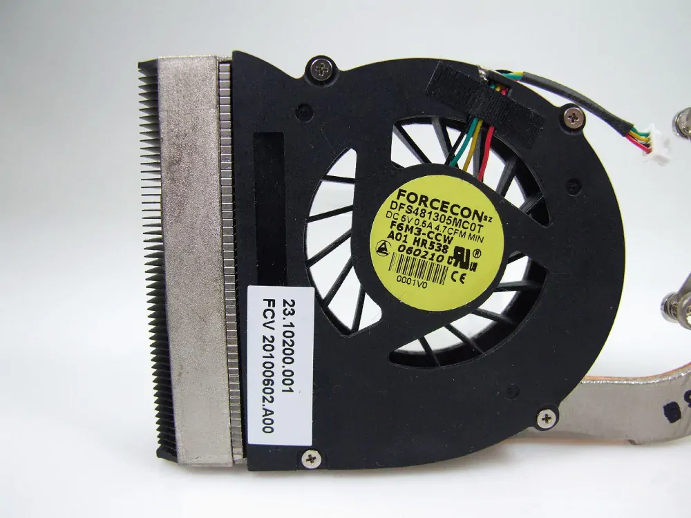 DELL XPS M1330 notebook ventilátor chladič (CPU fan, heatsink)