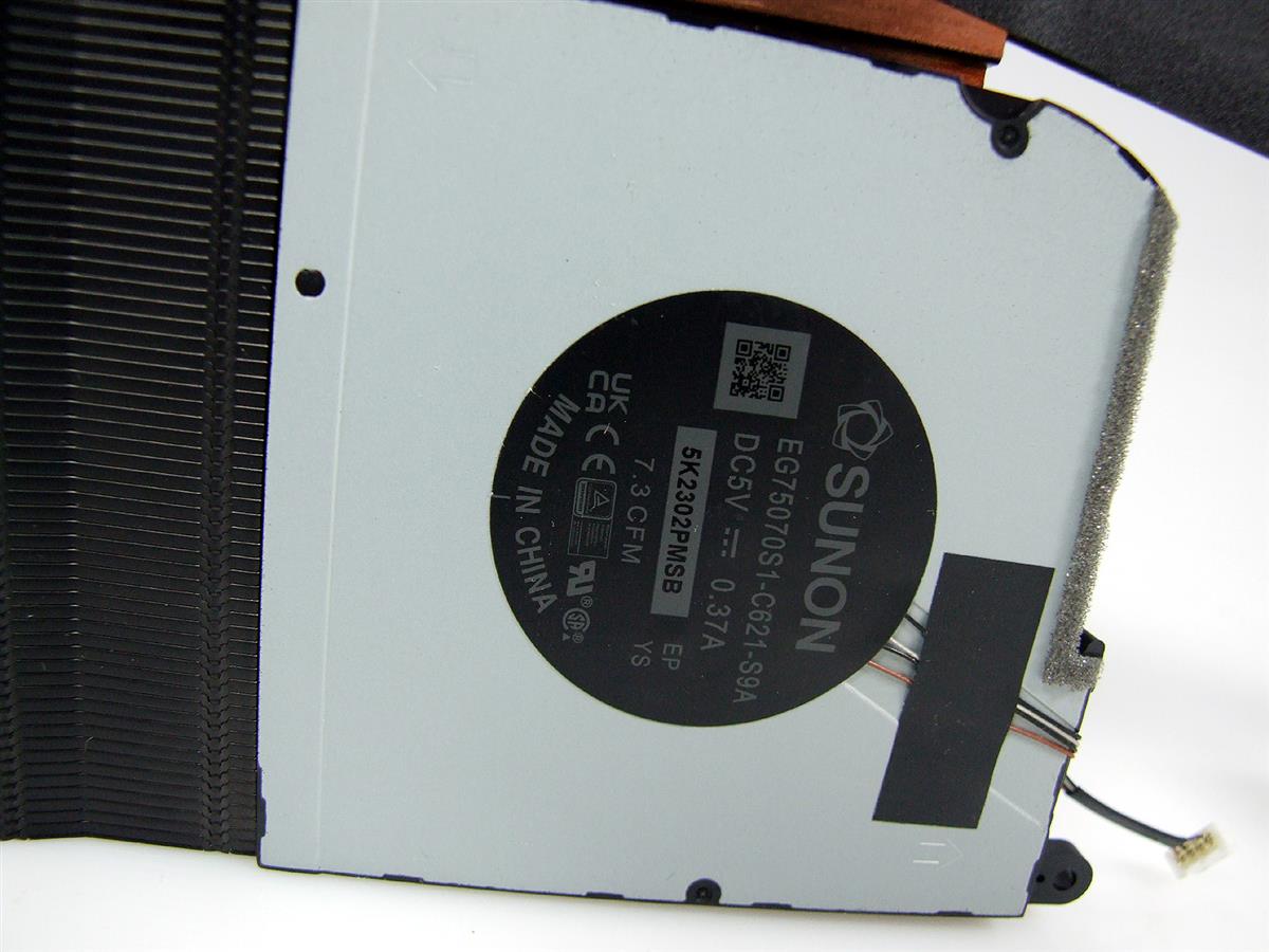 DELL Precision 3470 notebook ventilátor chladič (CPU fan, heatsink)
