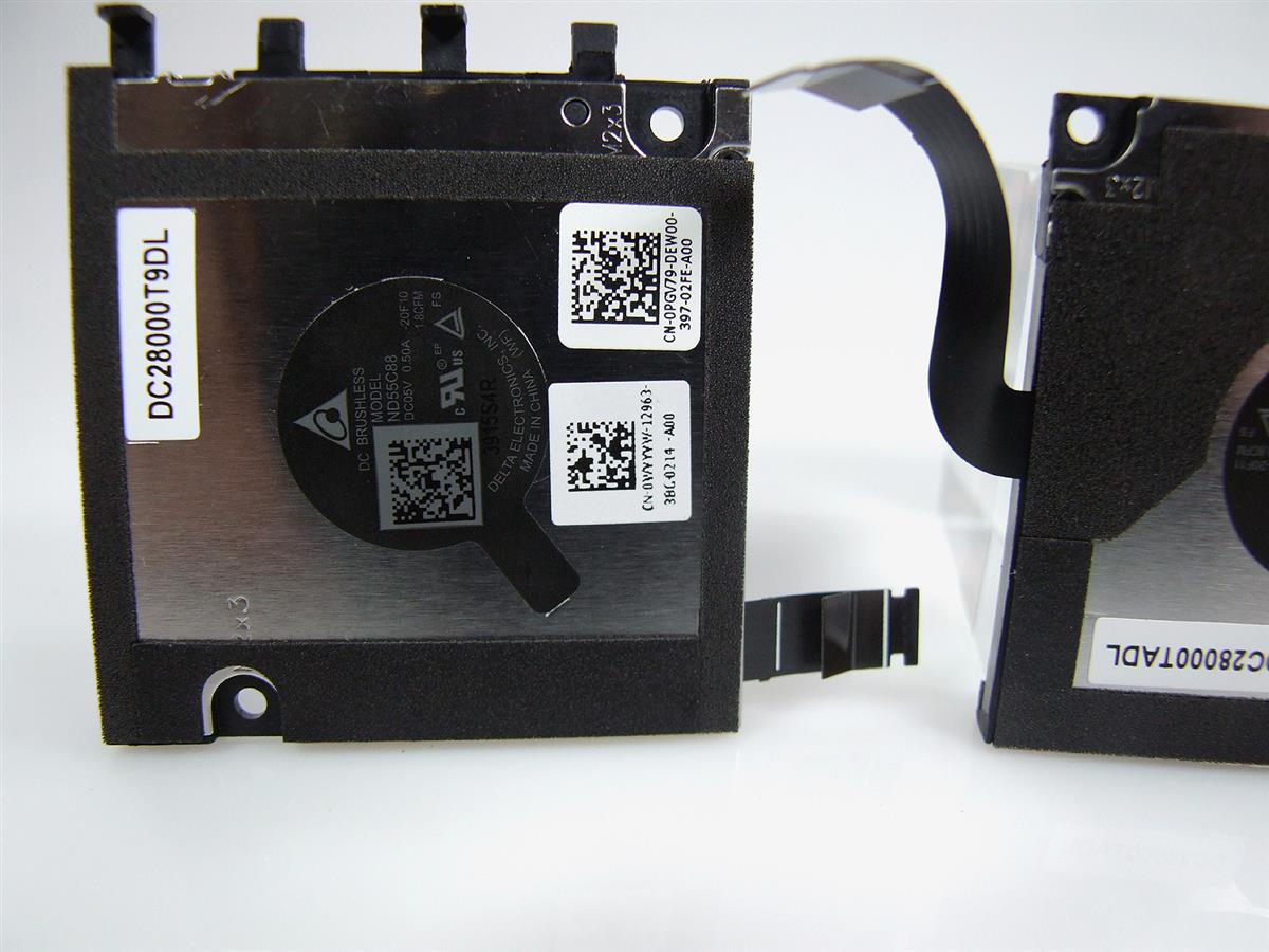 DELL Latitude 7320 Detachable levý + pravý notebook / tablet ventilátor (CPU + GPU fan)