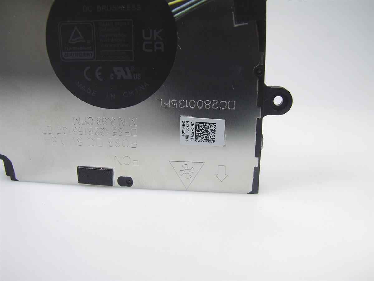 DELL Precision 3480 notebook ventilátor (CPU fan U-series)