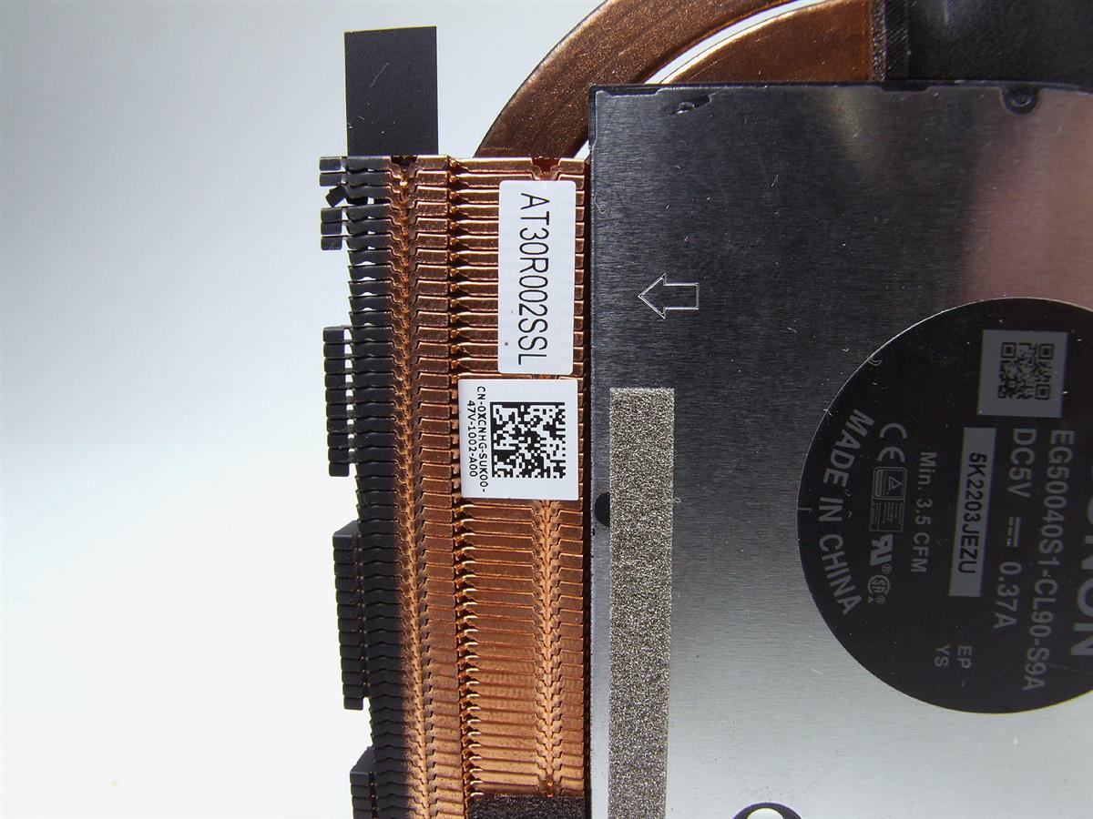 DELL Latitude 7320 notebook ventilátor chladič (CPU fan, heatsink)