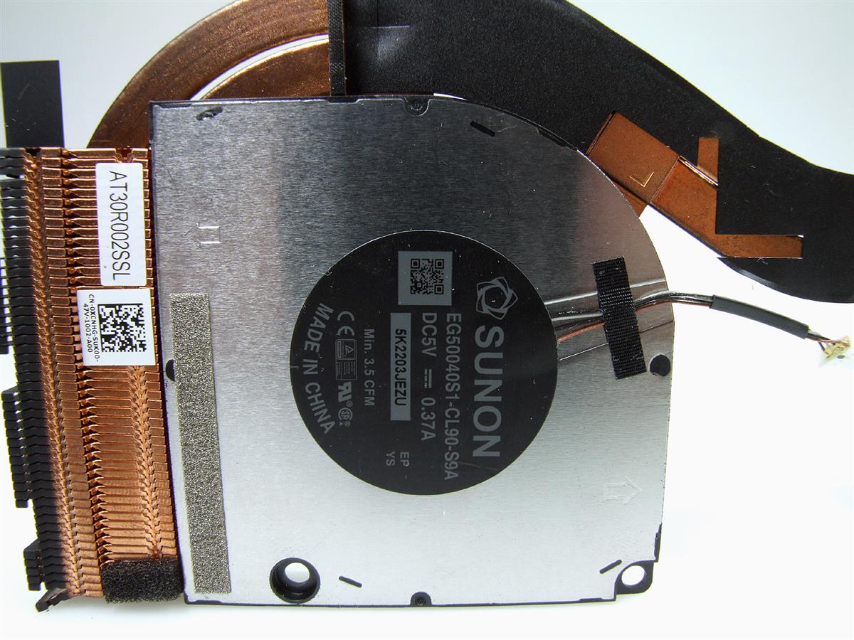 DELL Latitude 7320 notebook ventilátor chladič (CPU fan, heatsink)
