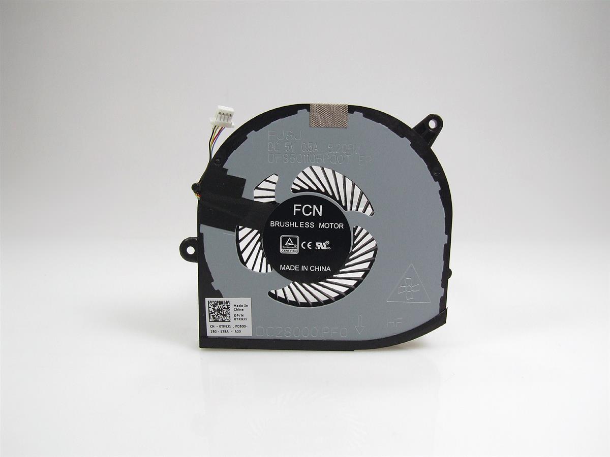 DELL Precision 5520 5530 levý + pravý notebook ventilátor (CPU + GPU fan)