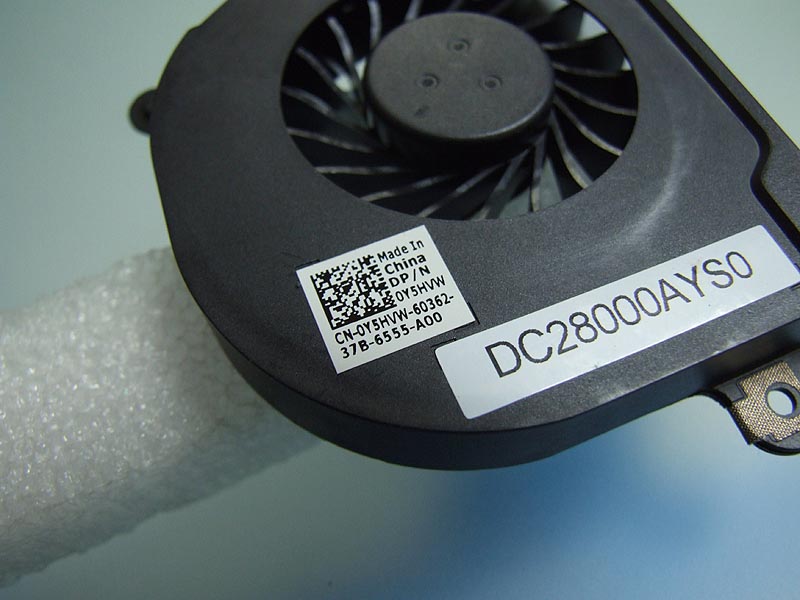 DELL Vostro 3560 3565 3760 notebook ventilátor (CPU fan)