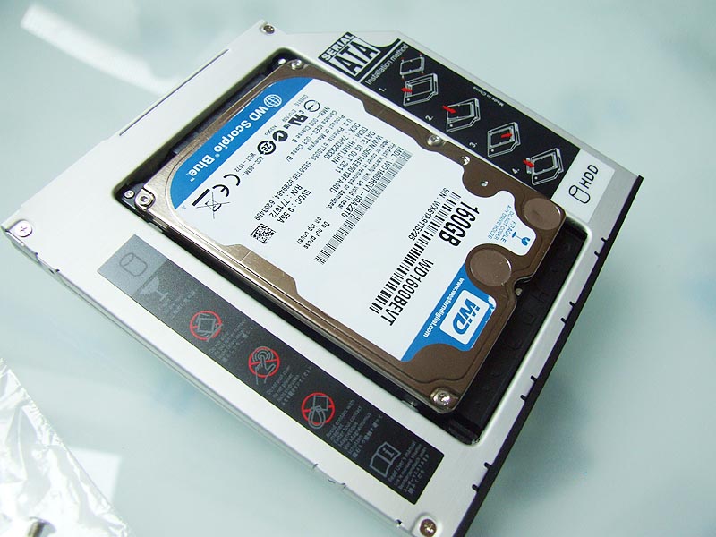 SSD / SATA HDD výměnný rámeček pro Toshiba U400 U400D U405