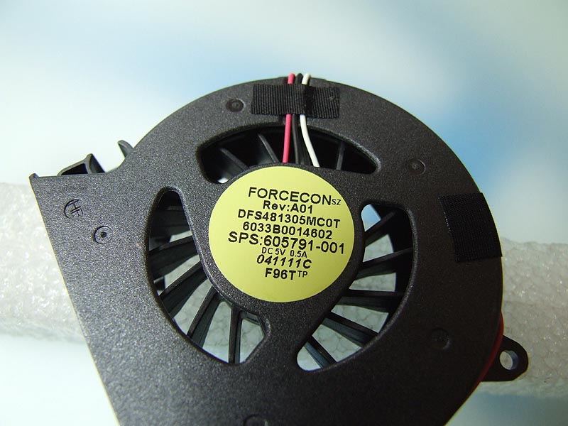HP Pavilion CQ510 CQ511 CQ515 CQ516 CQ610 CQ615 CQ620 CQ621 ventilátor (CPU fan)