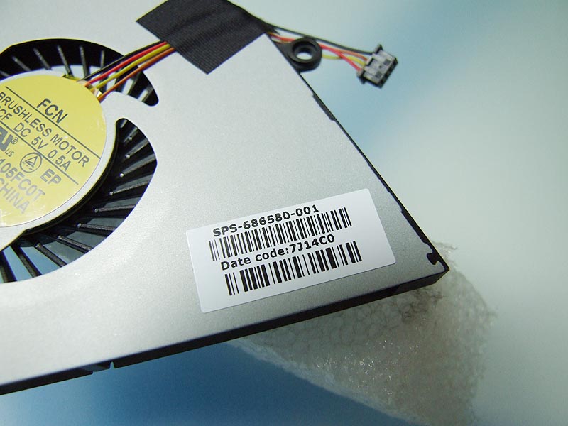 HP Envy Sleekbook 6 Ultrabook 6 series ventilátor (CPU fan)