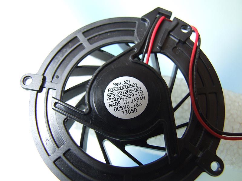 HP Compaq NC4000 NC4010 NC6000 NC8000 NX9020 ventilátor (CPU fan)
